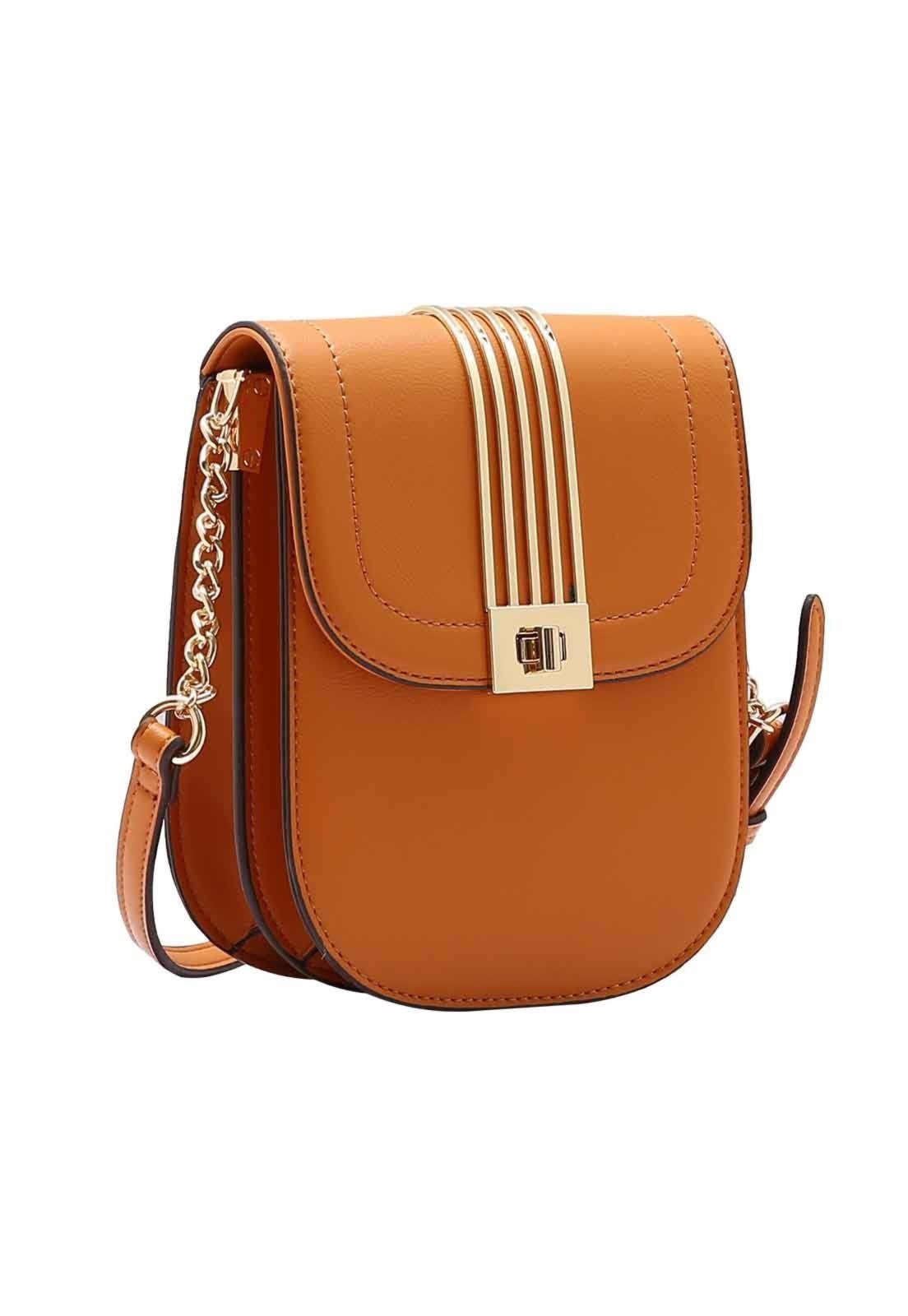 Bolsa Feminina Chenson Original Atemporal Transversal Caramelo 3485071