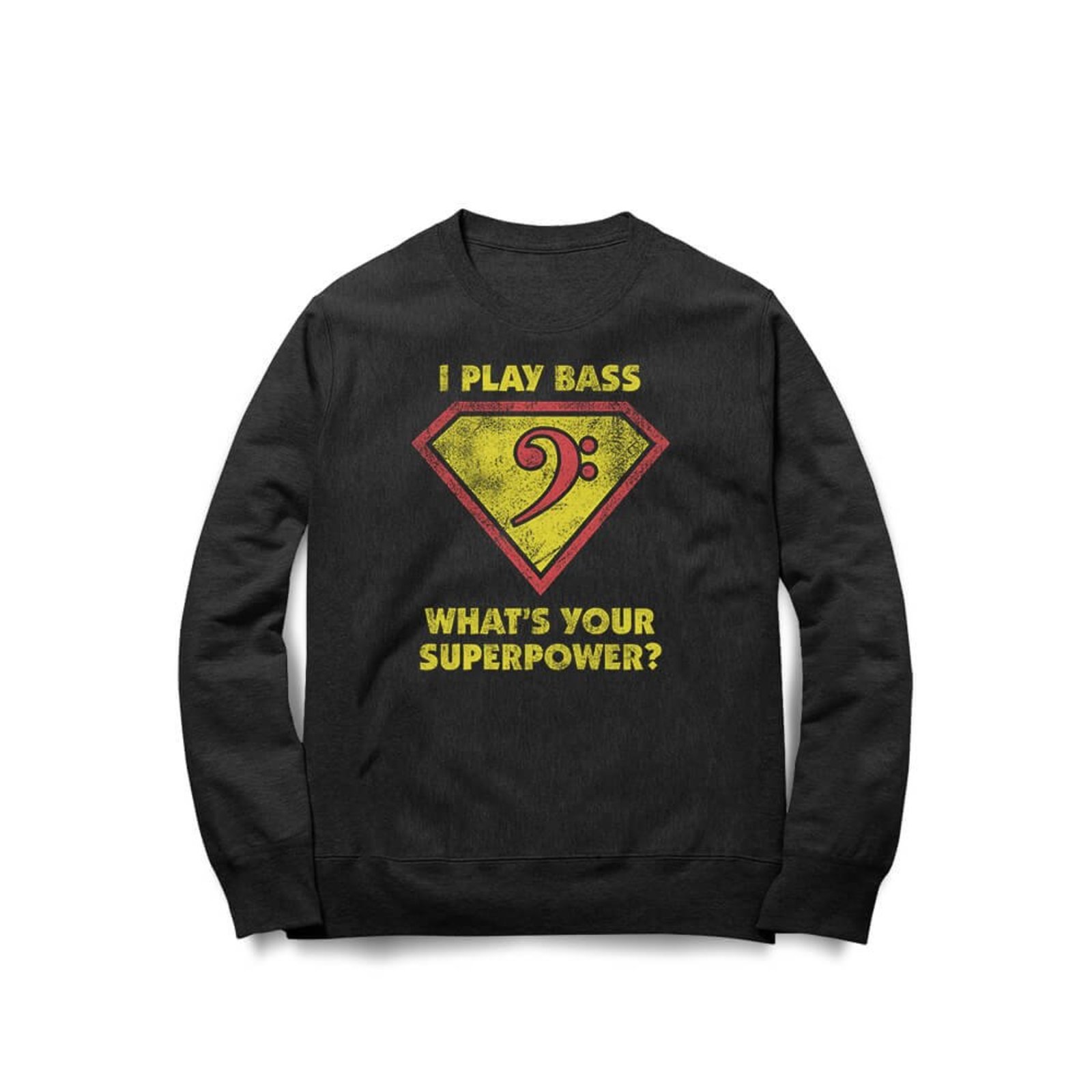 Moletom Super Bass - Preto - Casual - Studio Geek