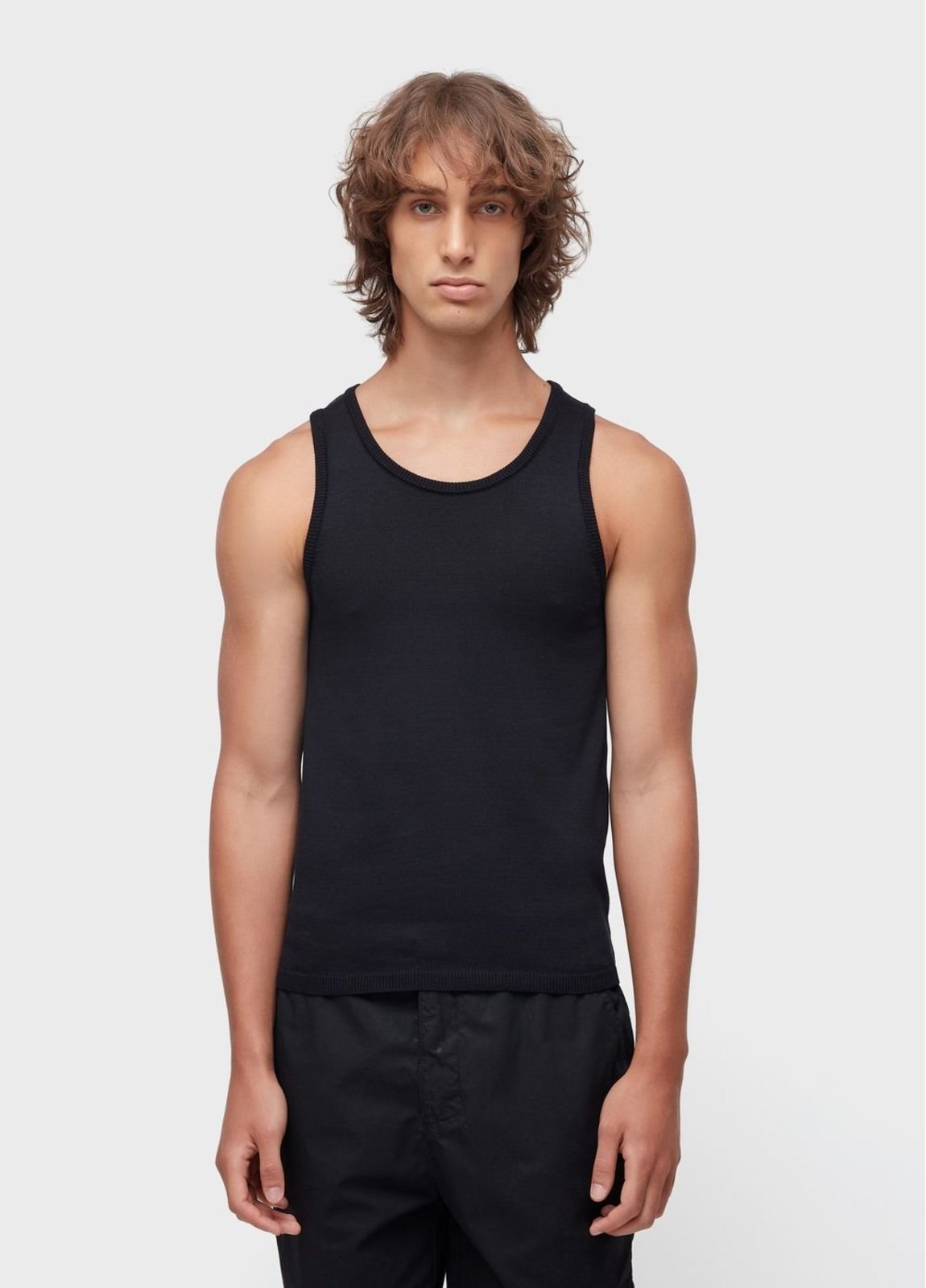 Regata tricot canelado slim OSKLEN