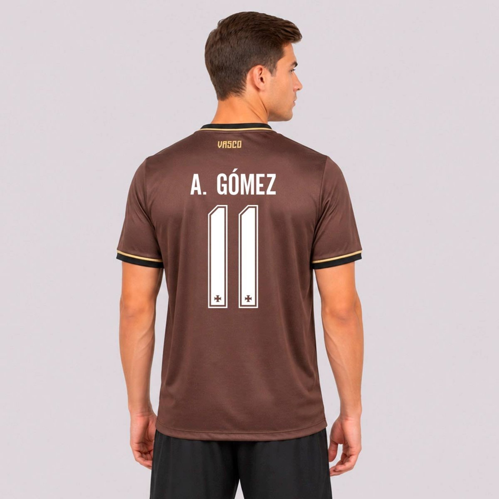 Camisa Vasco Girar Marrom 11 A. Gómez