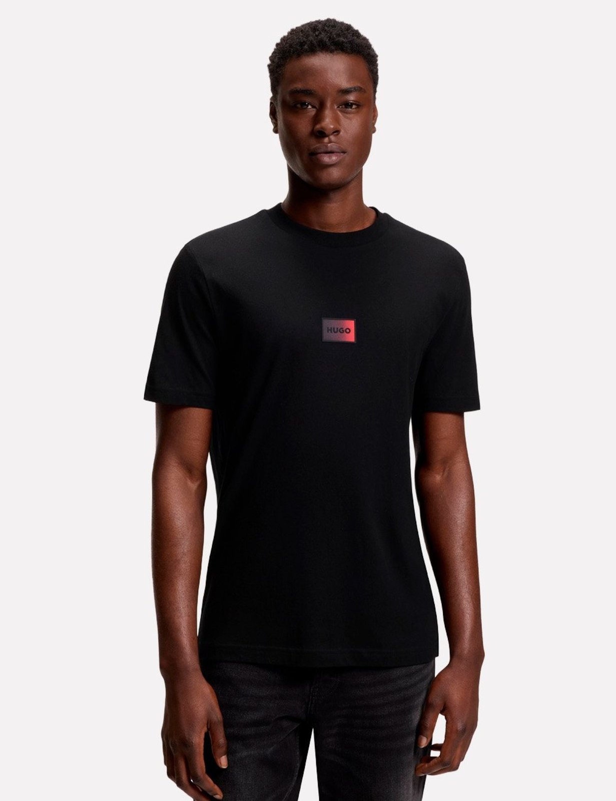 Camiseta Hugo Boss Masculina Regular Danotie Preta