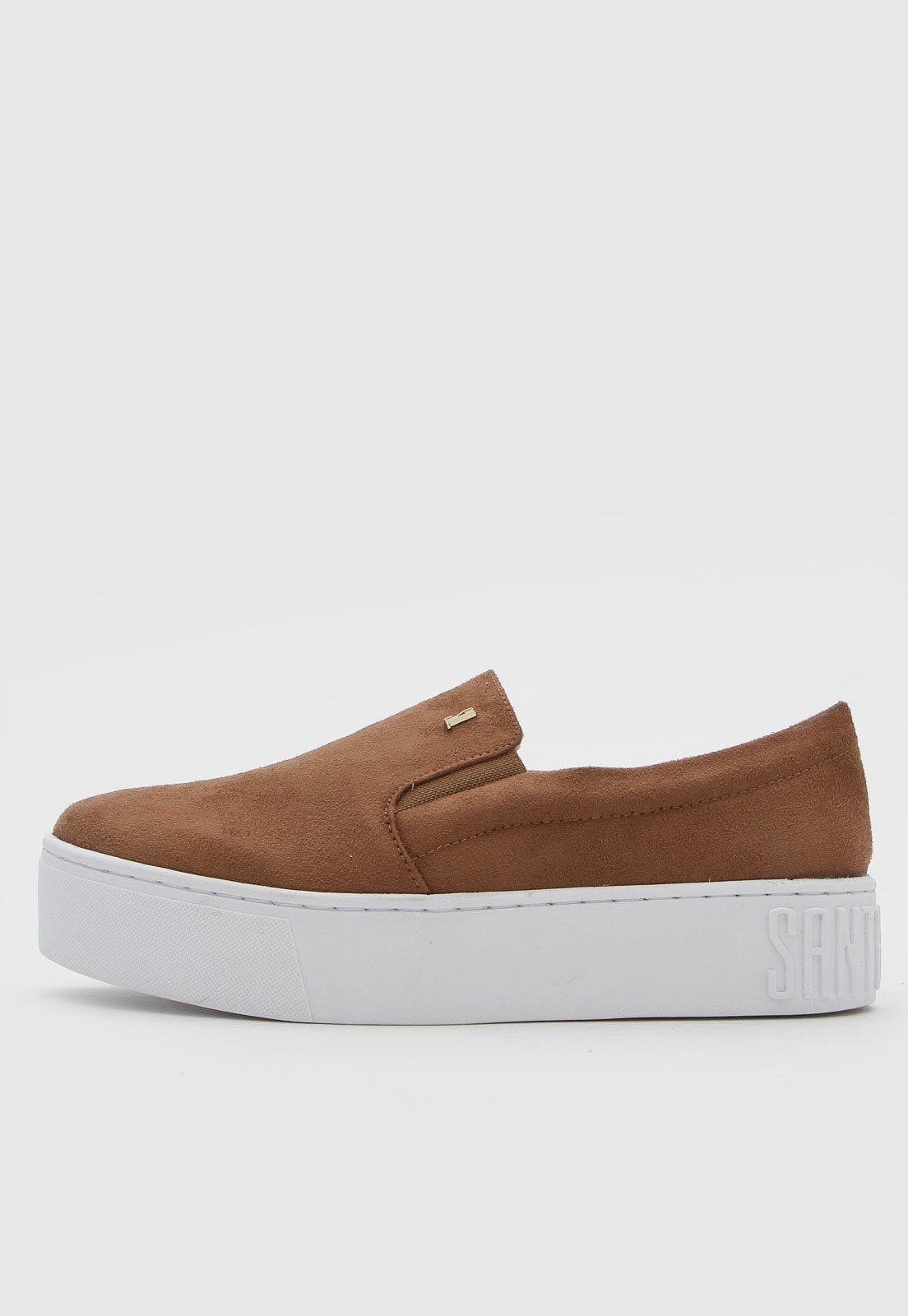 Vista 2 Tênis Slip On Santa Lolla Suede preto Santa Lolla preto