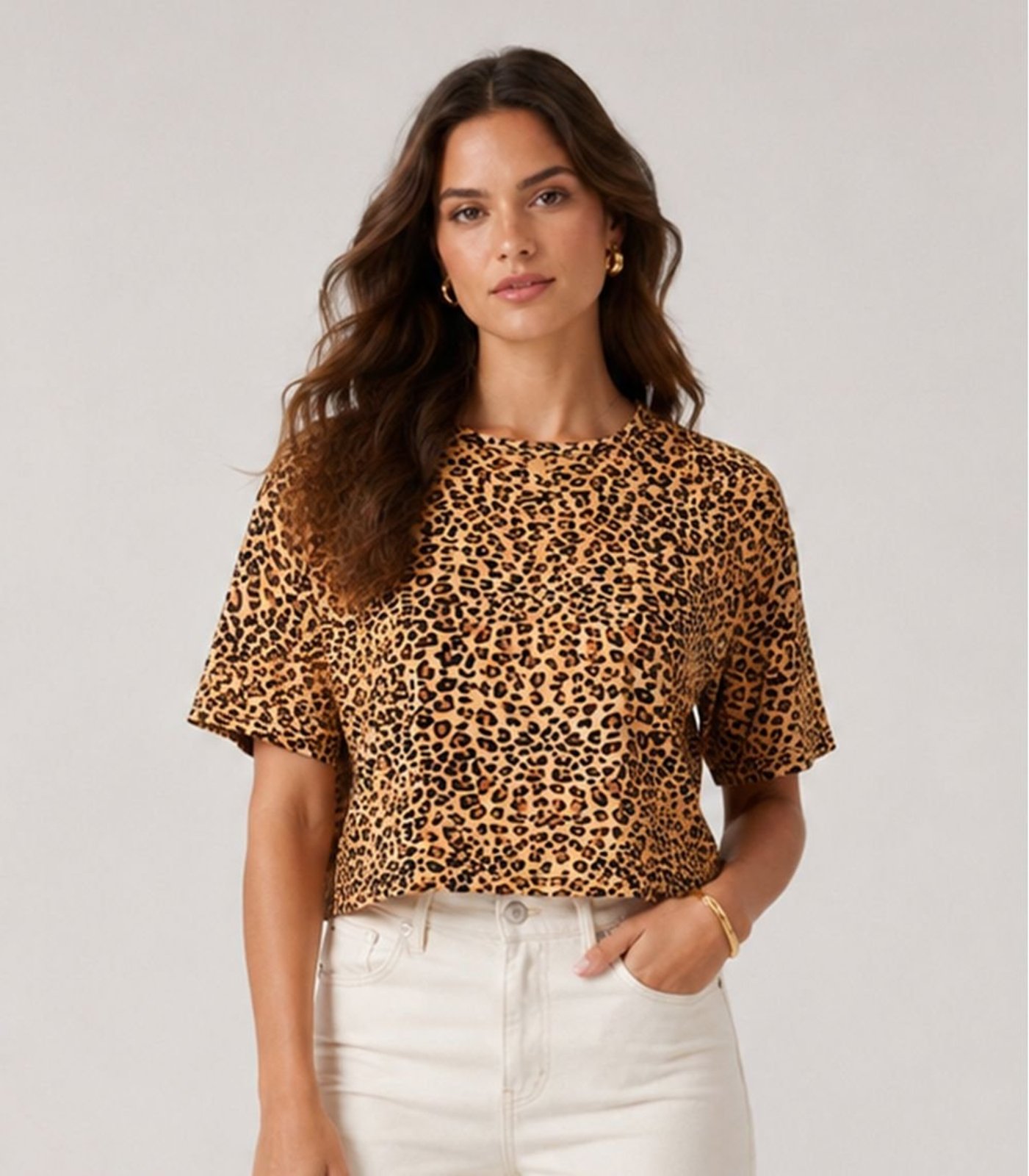 Blusa Feminina Estampada Infinita Cor Preto