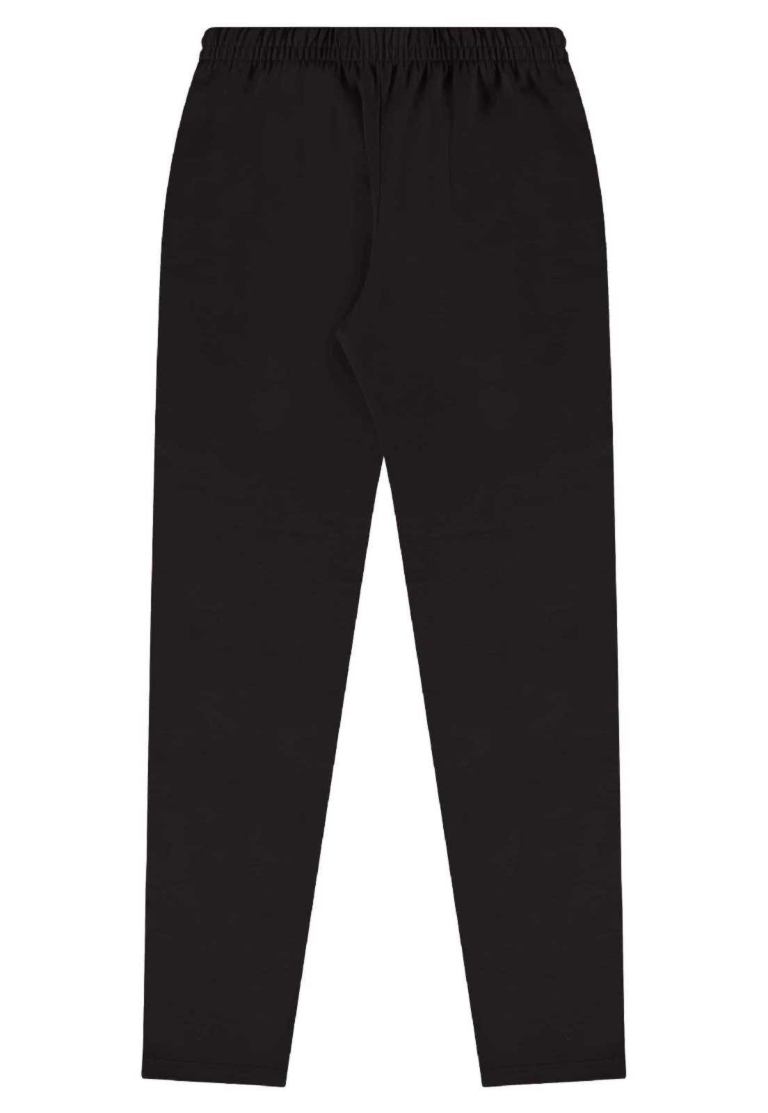 Infantil - Calça Legging em Cotton Bee Loop Preto
