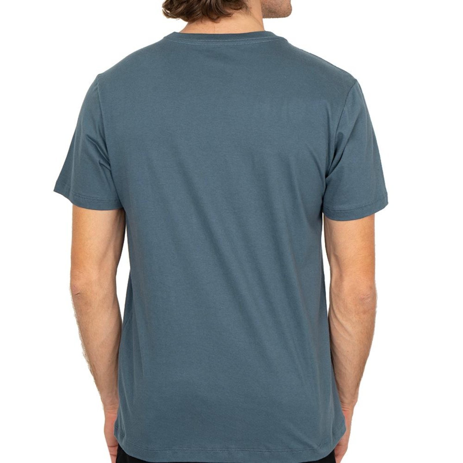 Camiseta Quiksilver Summer Palms SM26 Masculina Azul Escuro