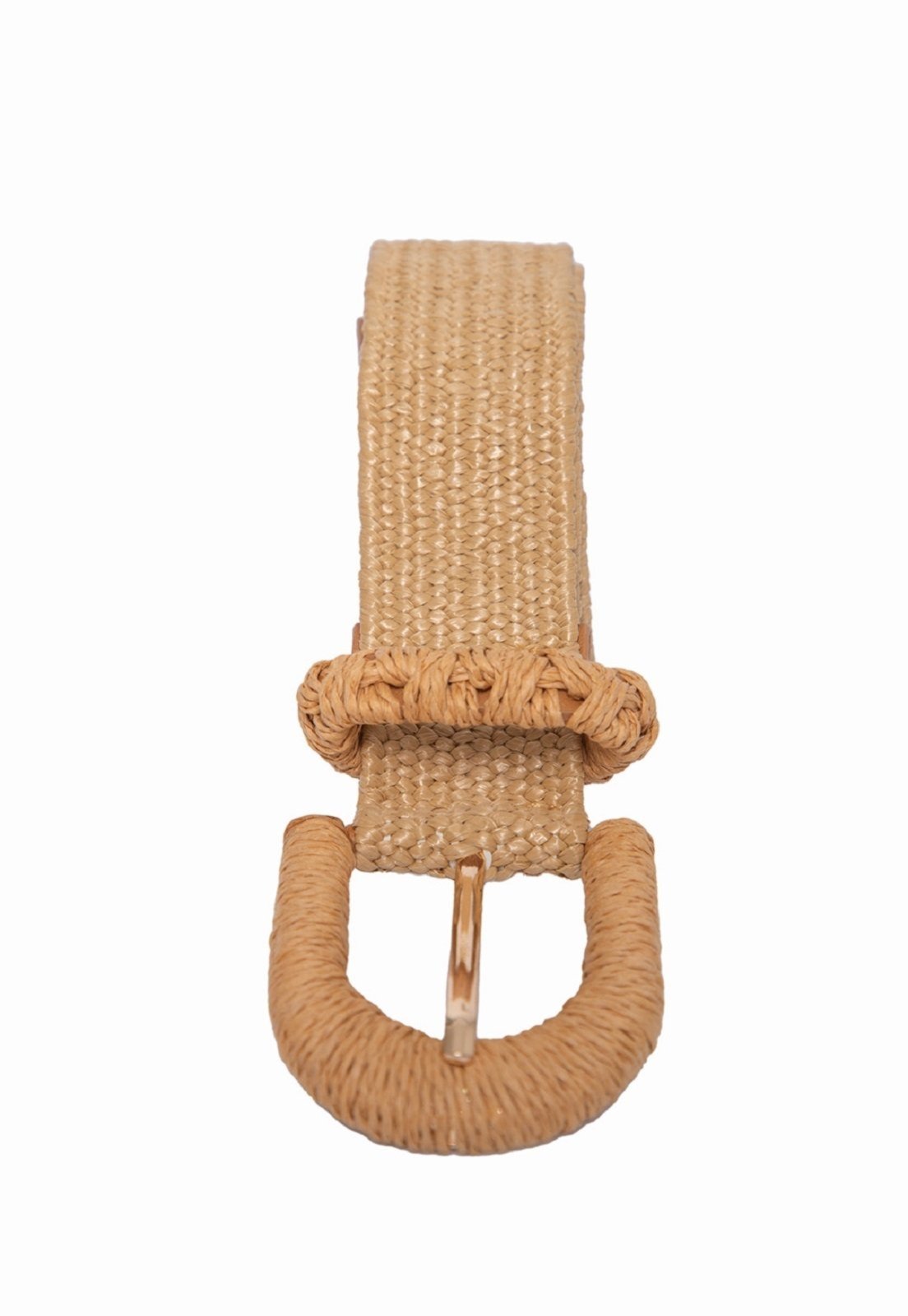 Cinto Cabanafree COM ELASTICO COM FIVELA REVESTIDA BEGE