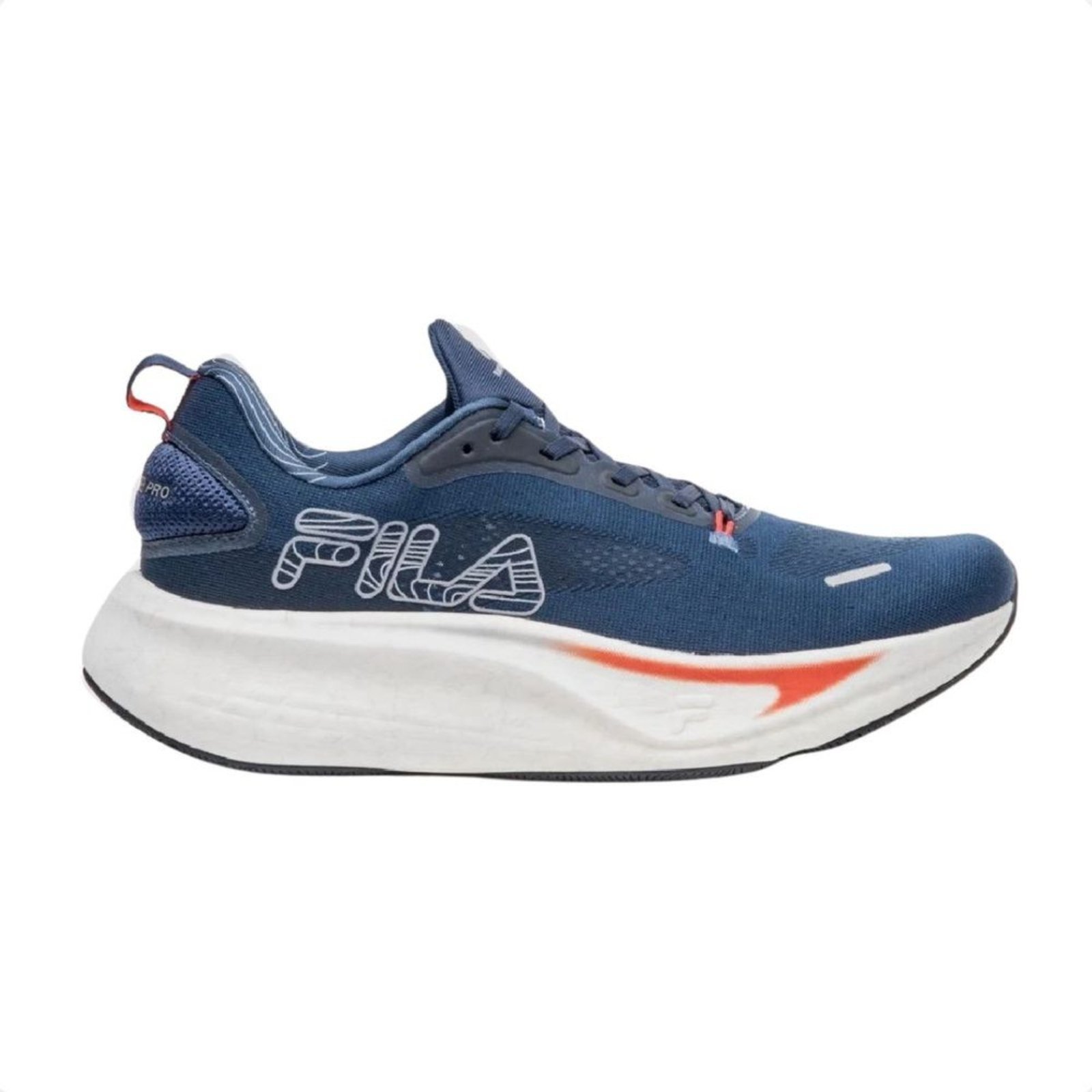 Vista 2 Tênis Running Masculino Fila Float Maxxi 2 Pro azul Fila azul