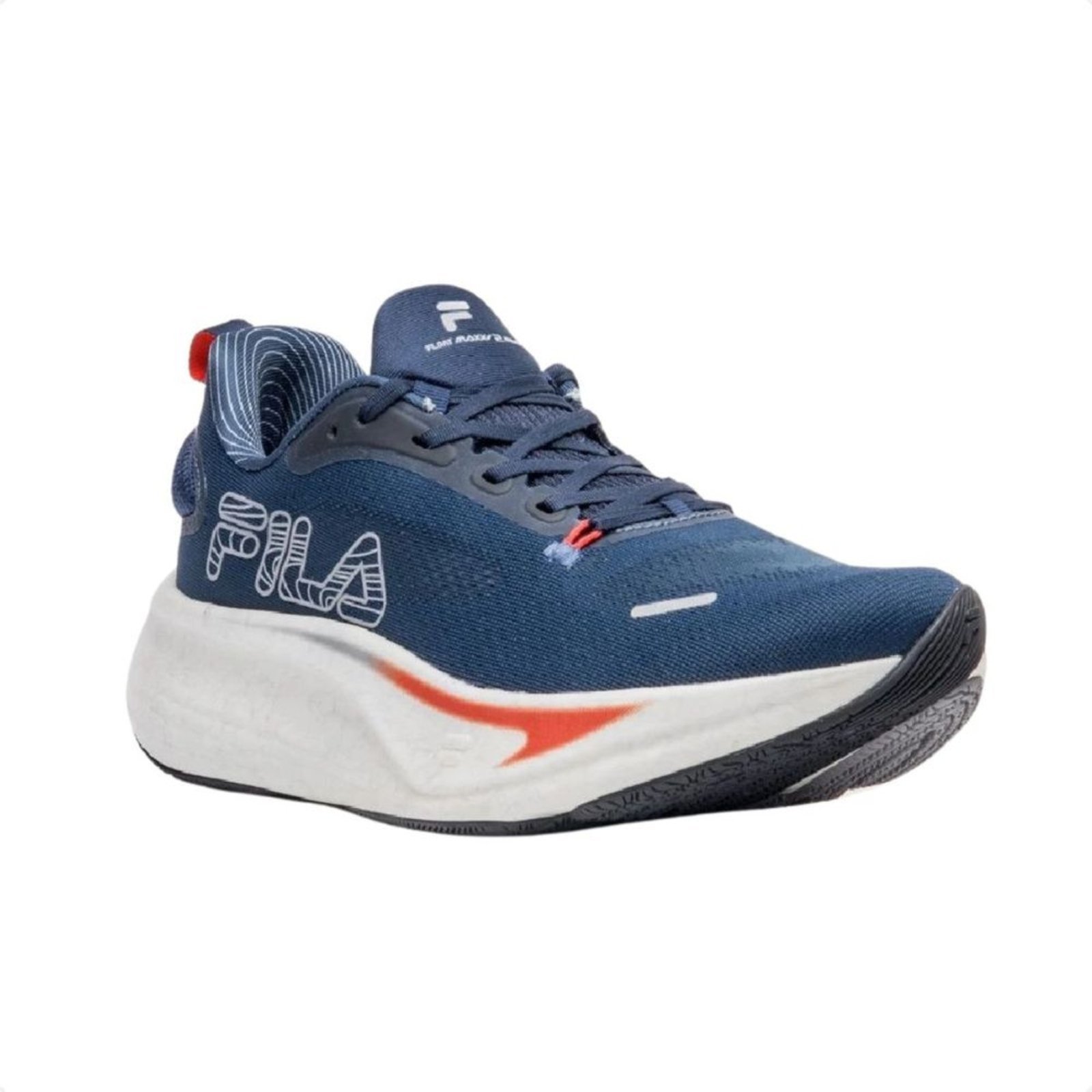 Vista 3 Tênis Running Masculino Fila Float Maxxi 2 Pro azul Fila azul