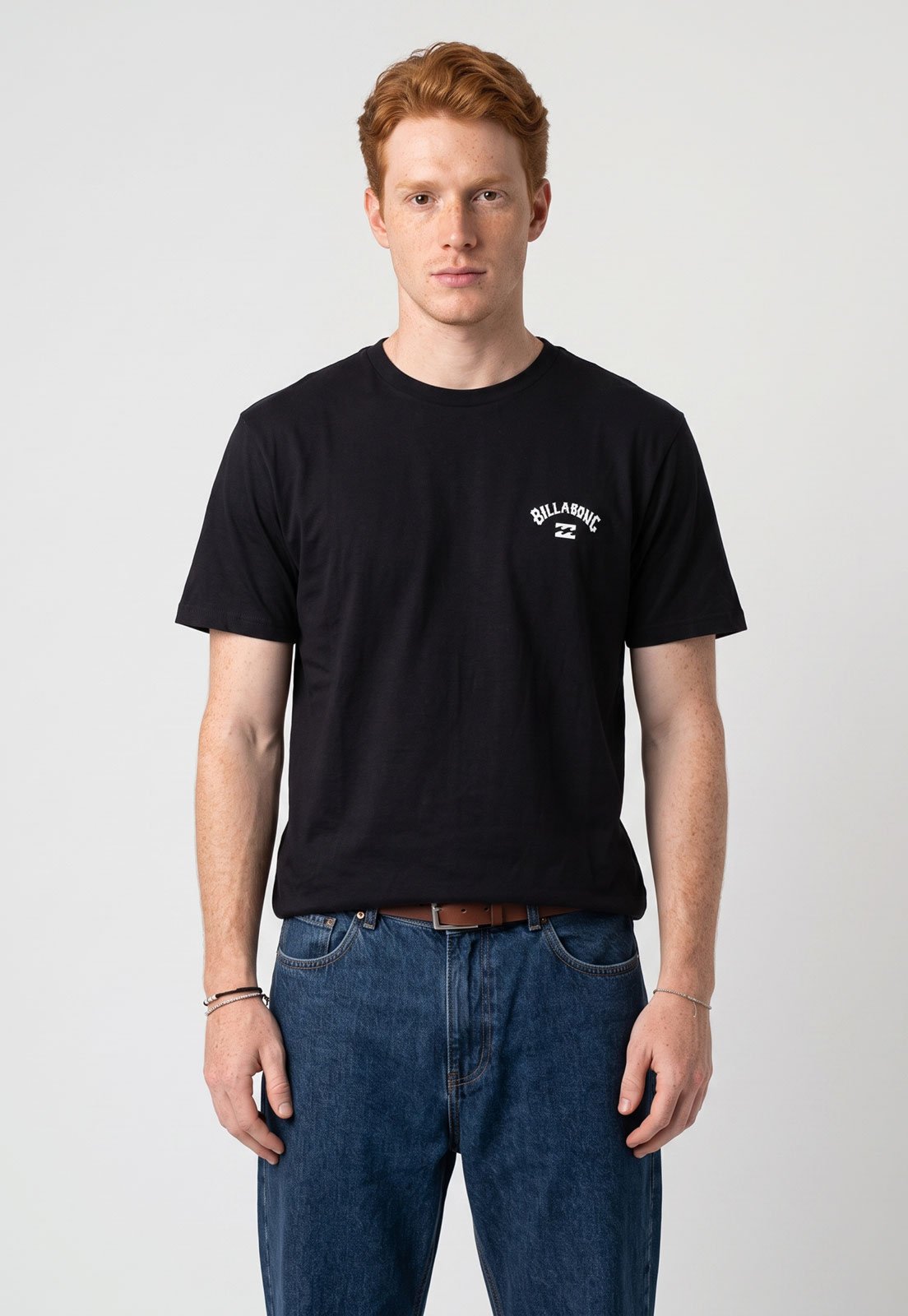 Camiseta Masculina Billabong Small Arch Preta