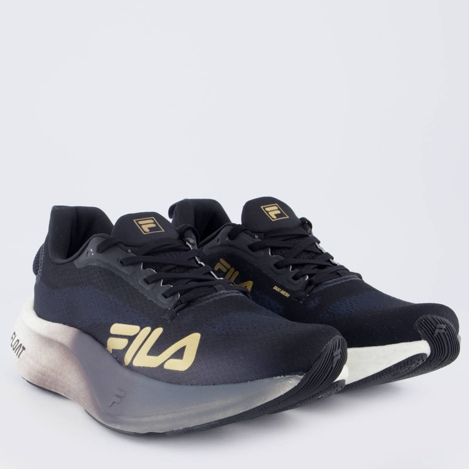 Vista 3 Tênis Fila Float Maxxi 2 Pro preto Fila preto