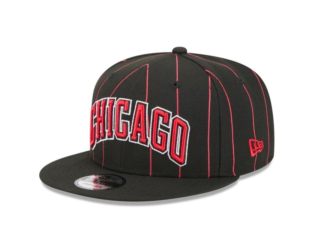Bone New Era 9FIFTY Chicago Bulls NBA Preto
