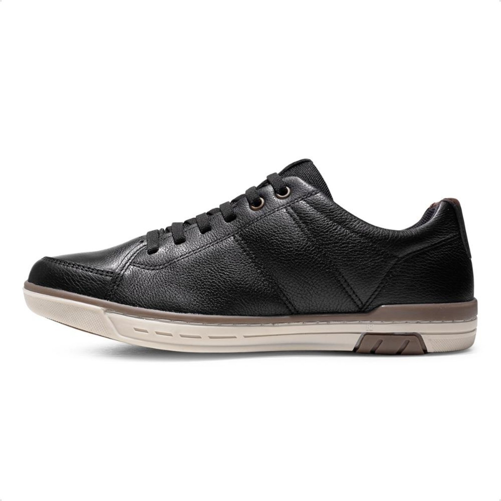 Vista 3 Sapatênis Pegada Zíper Casual Masculino preto PEGADA preto