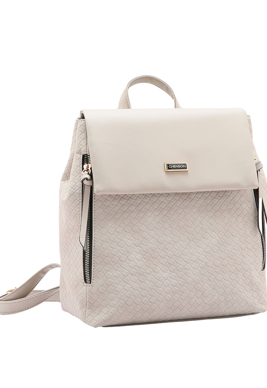 Mochila Feminina Chenson Hobo Chic Cinza