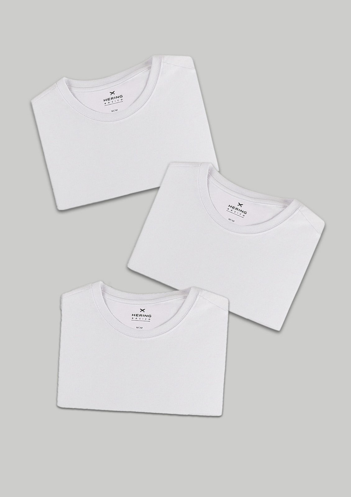 Kit Com 3 Camisetas Femininas Básicas