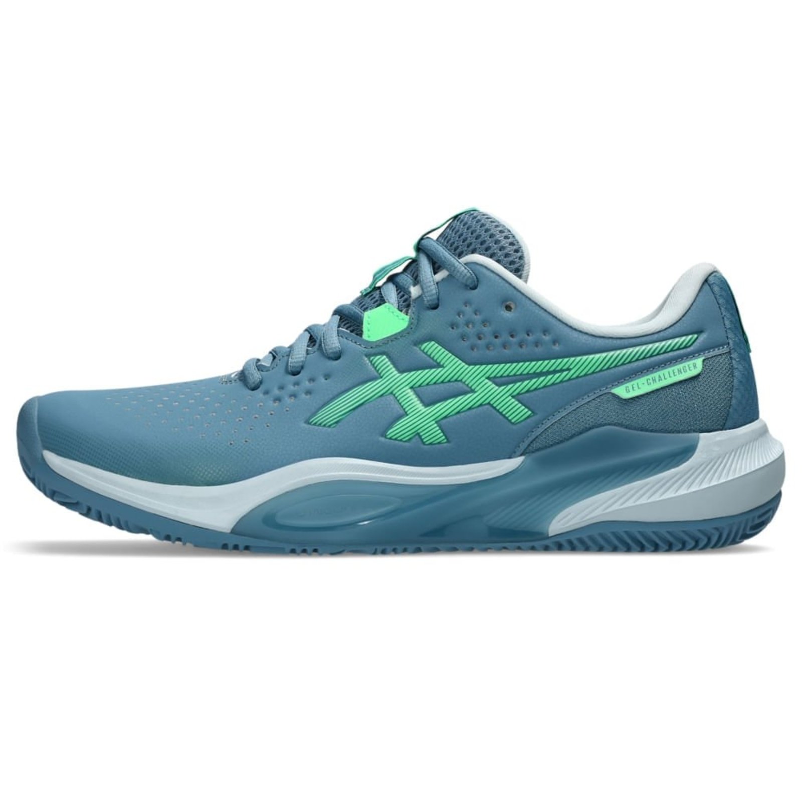 Tênis ASICS Gel-Challenger 15 Padel - Masculino - Azul/Verde