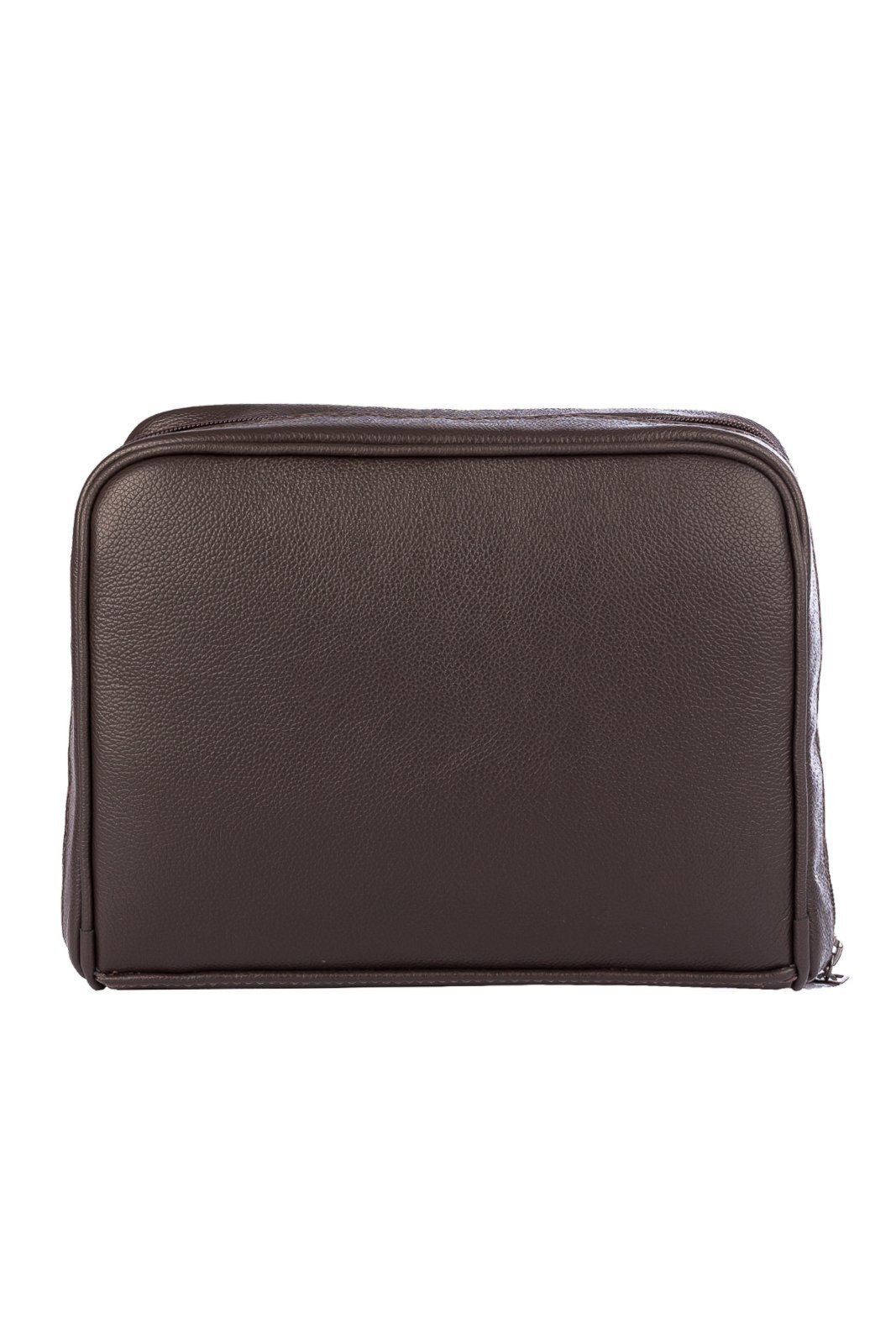 Necessaire porta Bíblia em couro 19,5x25x9cm - Café