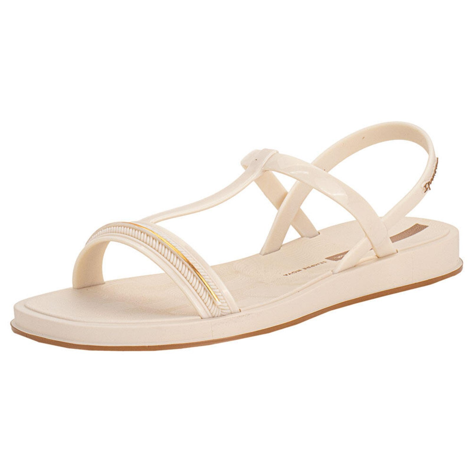 Sandália Feminina Flat Glow Ipanema 27402 3297402 Bege