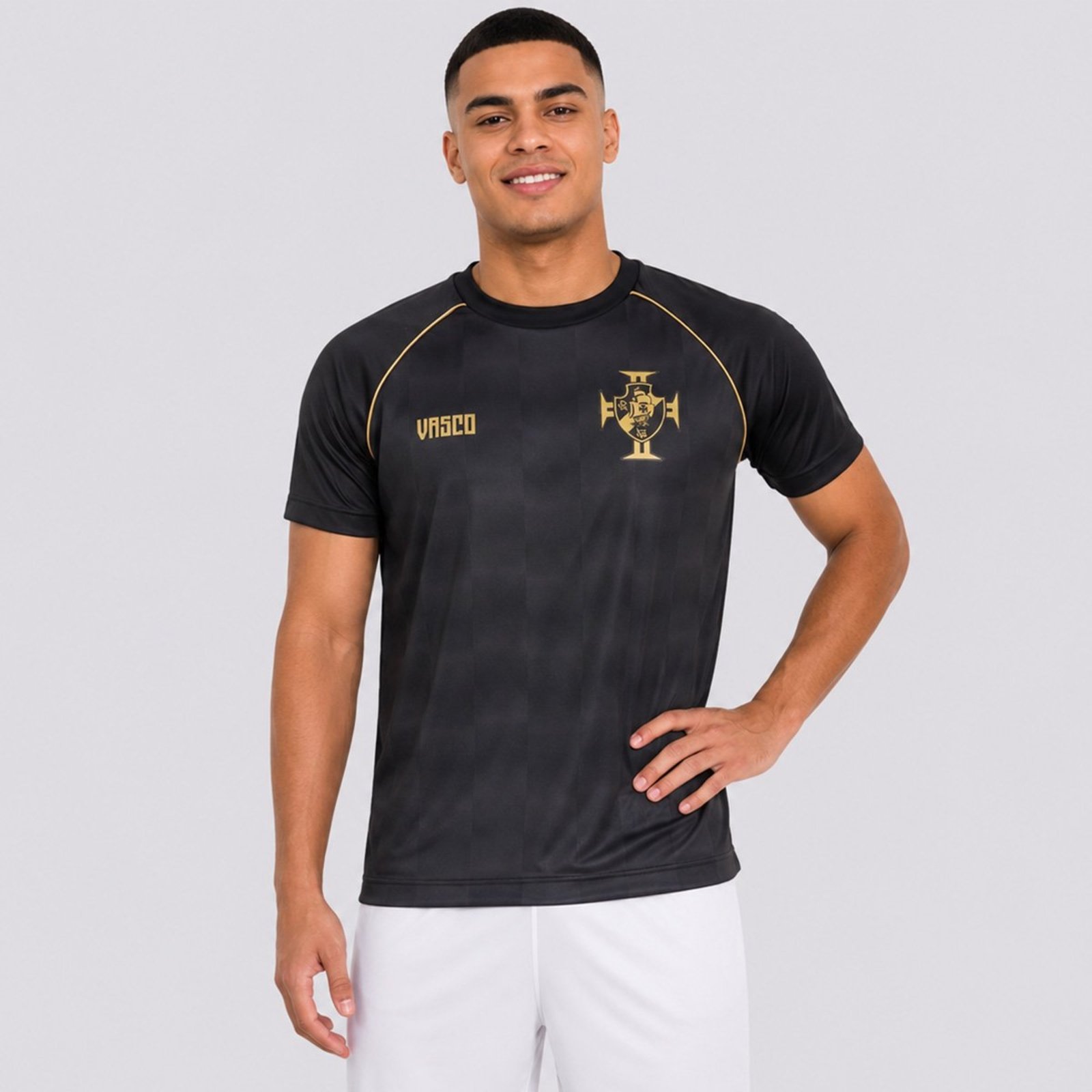Camisa Vasco Mosaico Preta