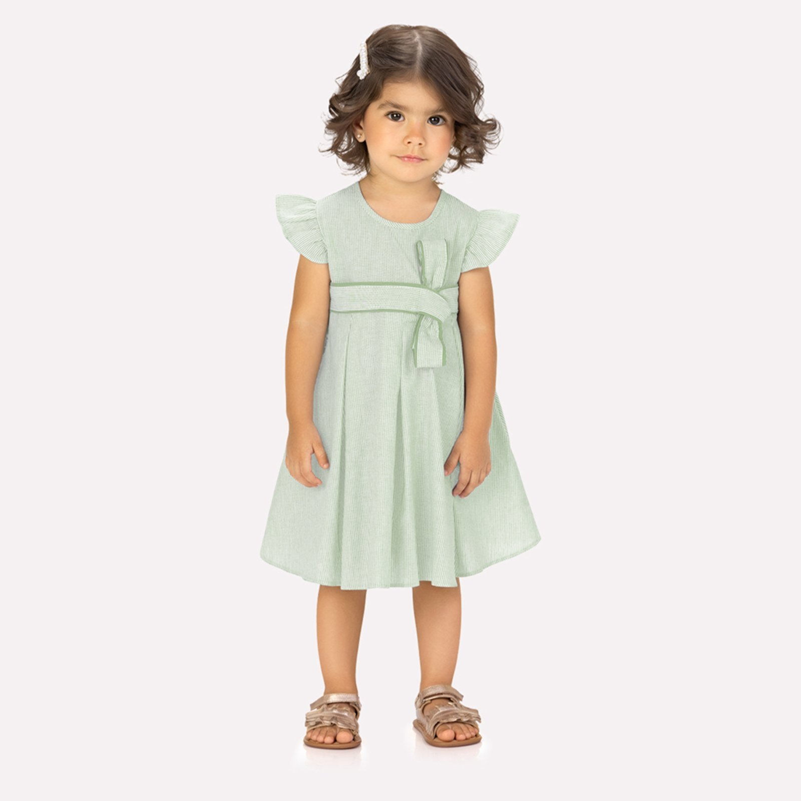 Infantil – Vestido Menina Listras Milon