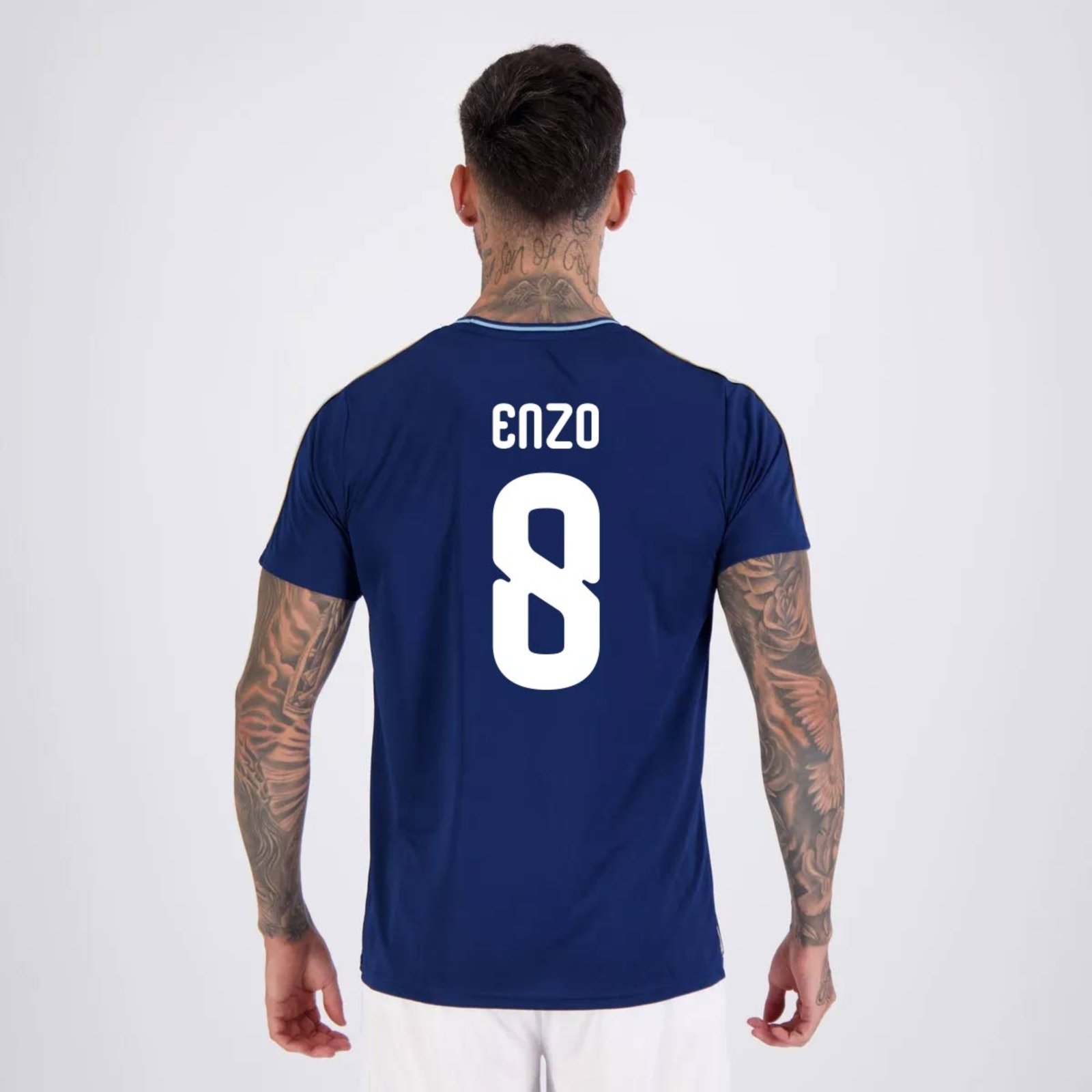 Camisa Argentina Tracks Marinho 8 Enzo