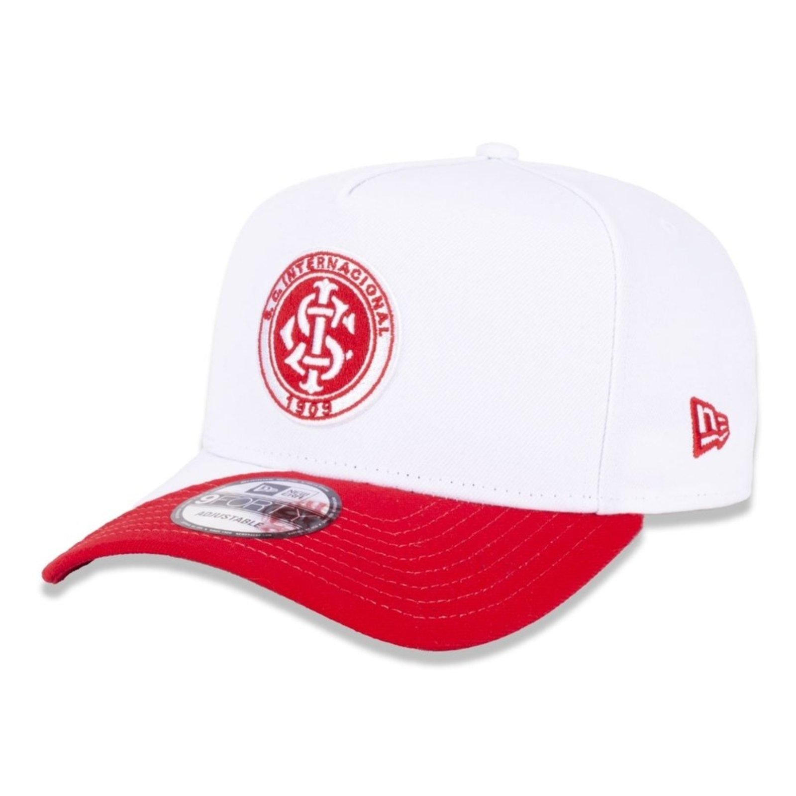 Bone New Era 9FORTY A-Frame Snapback Internacional Branco