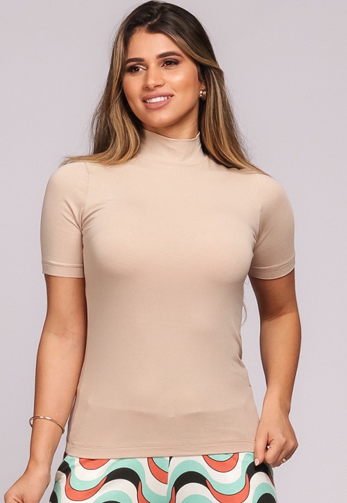 Blusa Cacharrel M/C Julia B’Bonnie Bege
