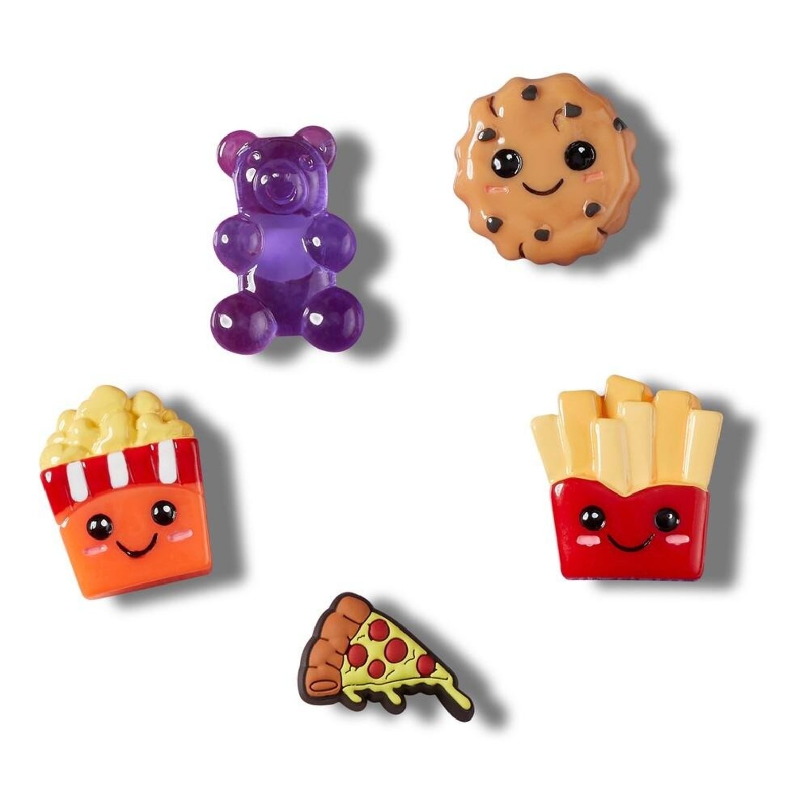 Infantil - Jibbitz™ Fast Food Pack com 5 Peças Único Branco