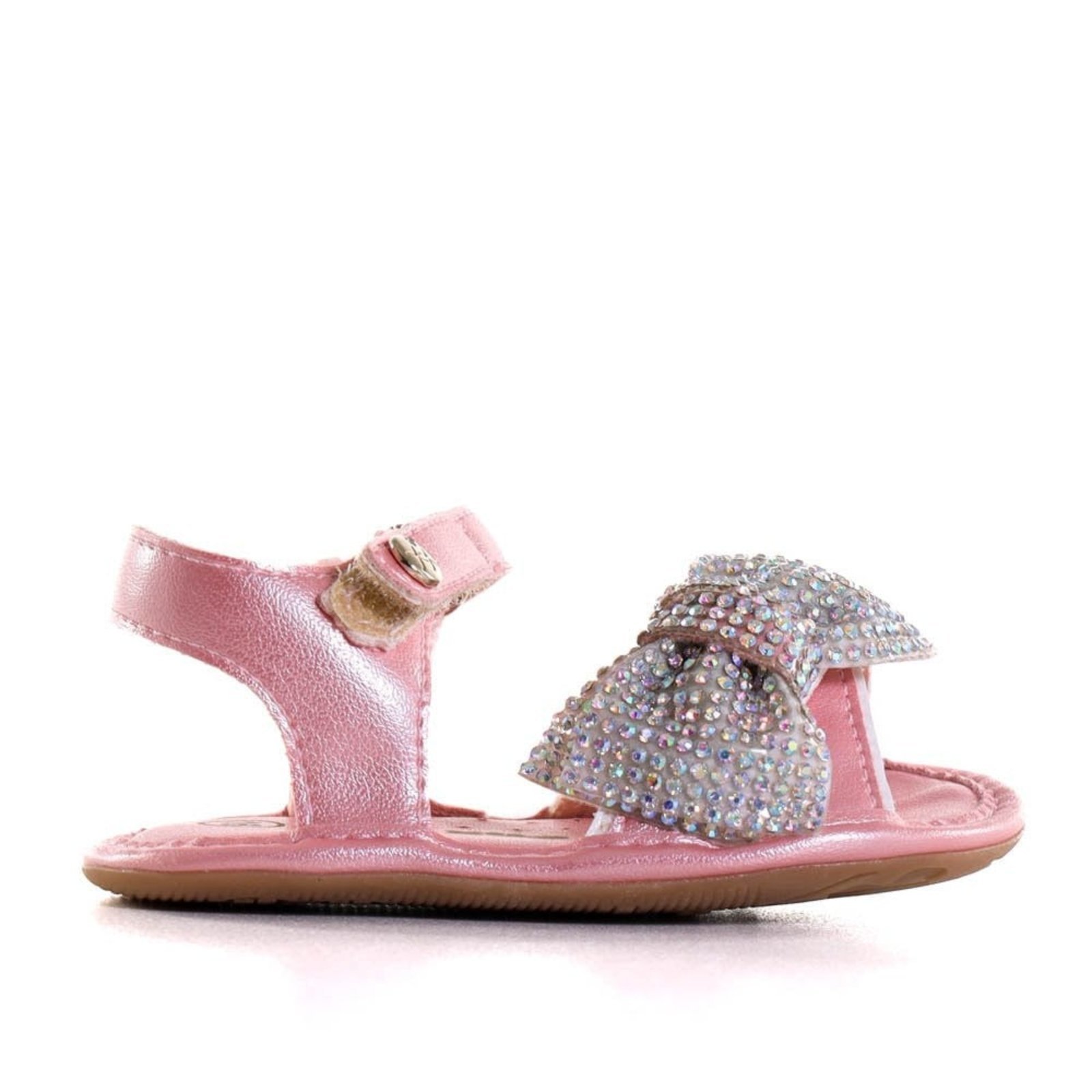 Infantil – Sandália Menina Xuá Xuá Com Laço Rosa