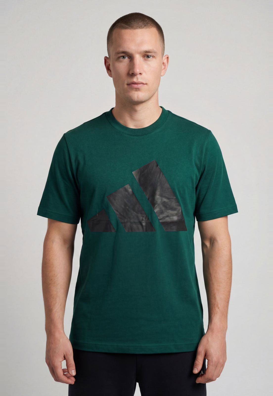 Camiseta Masculina adidas Sportswear Big Logo Verde