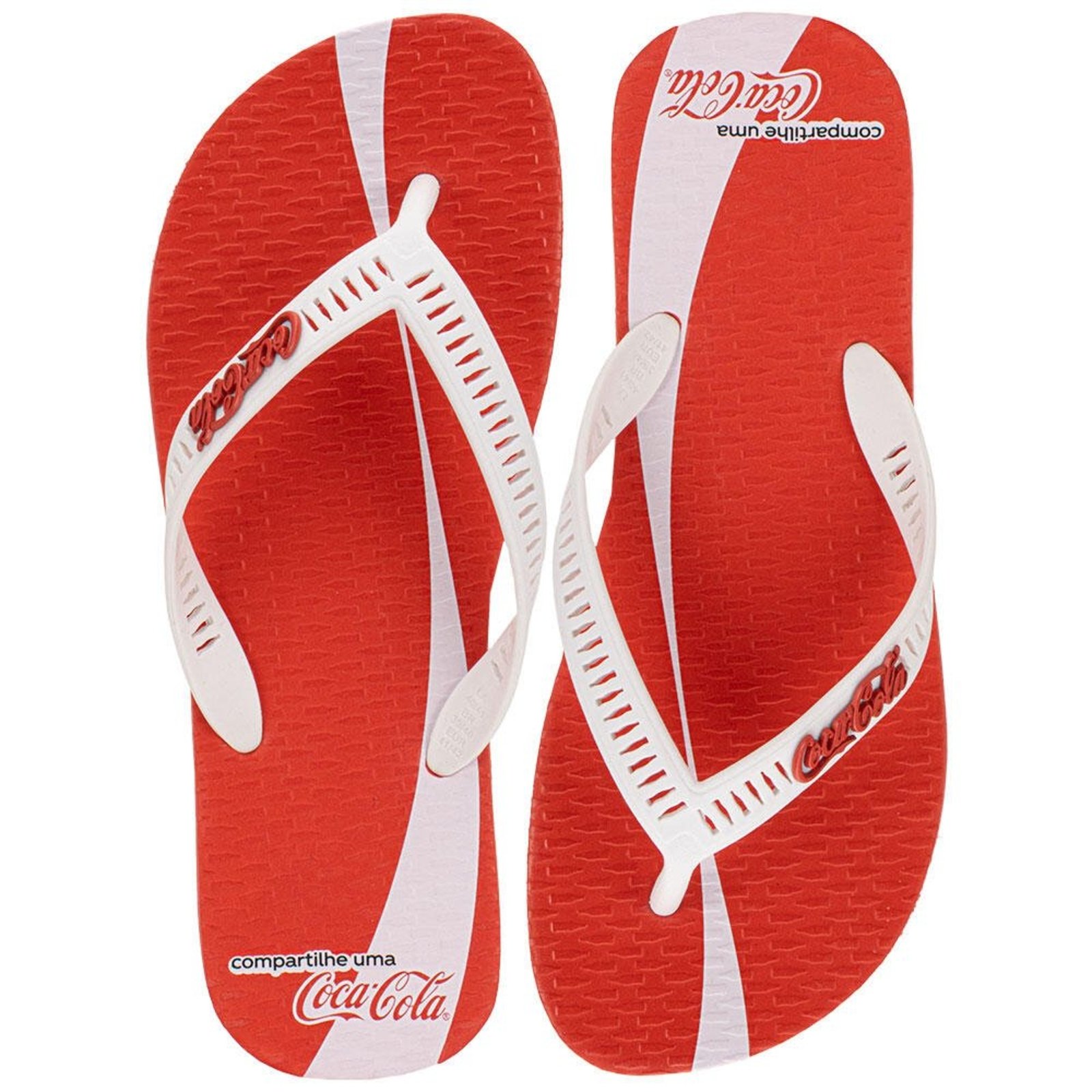 Chinelo Masculino Share Coke Coca-Cola Cc4714 5374714 Branco