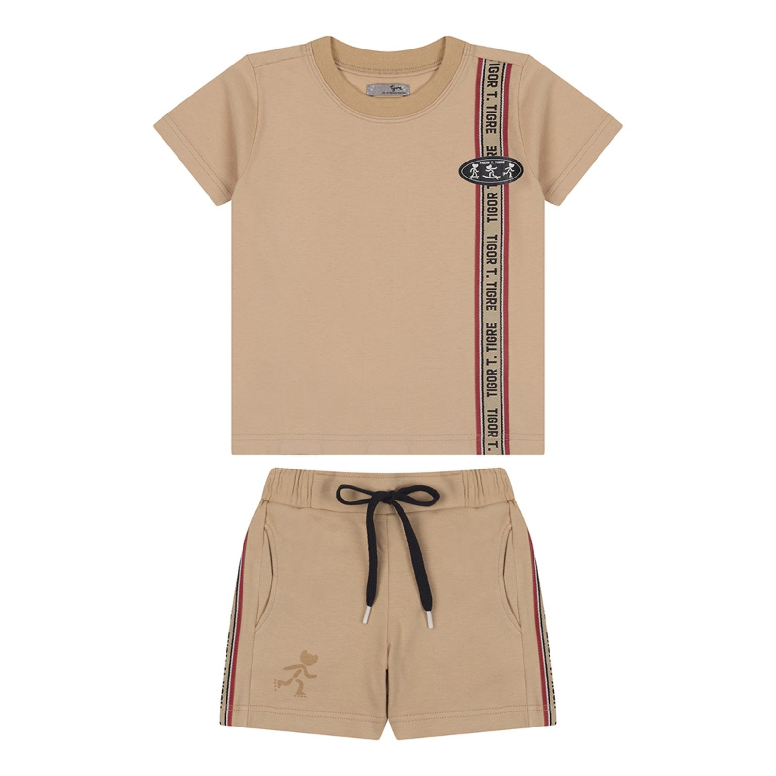 Infantil - Camisa Manga Curta Polo Masculina Tigor T. Tigre