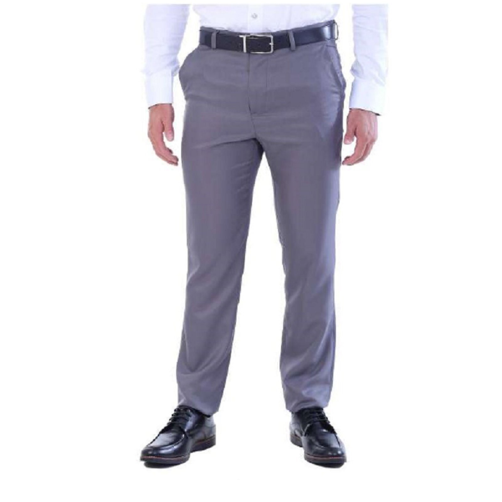 Calça social Tradicional Original Amil Elegância e qualidade exclusiva Cinza