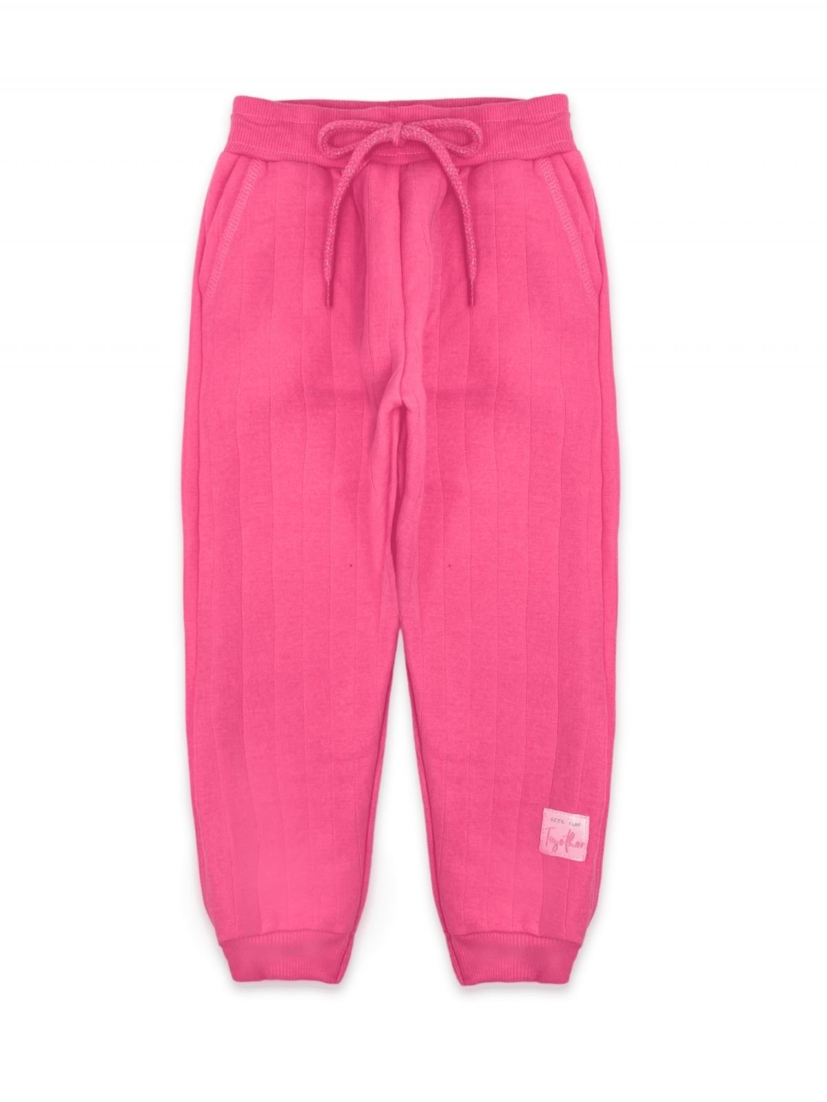 Infantil - Calça Platinum Detalhe Matelassê Rosa