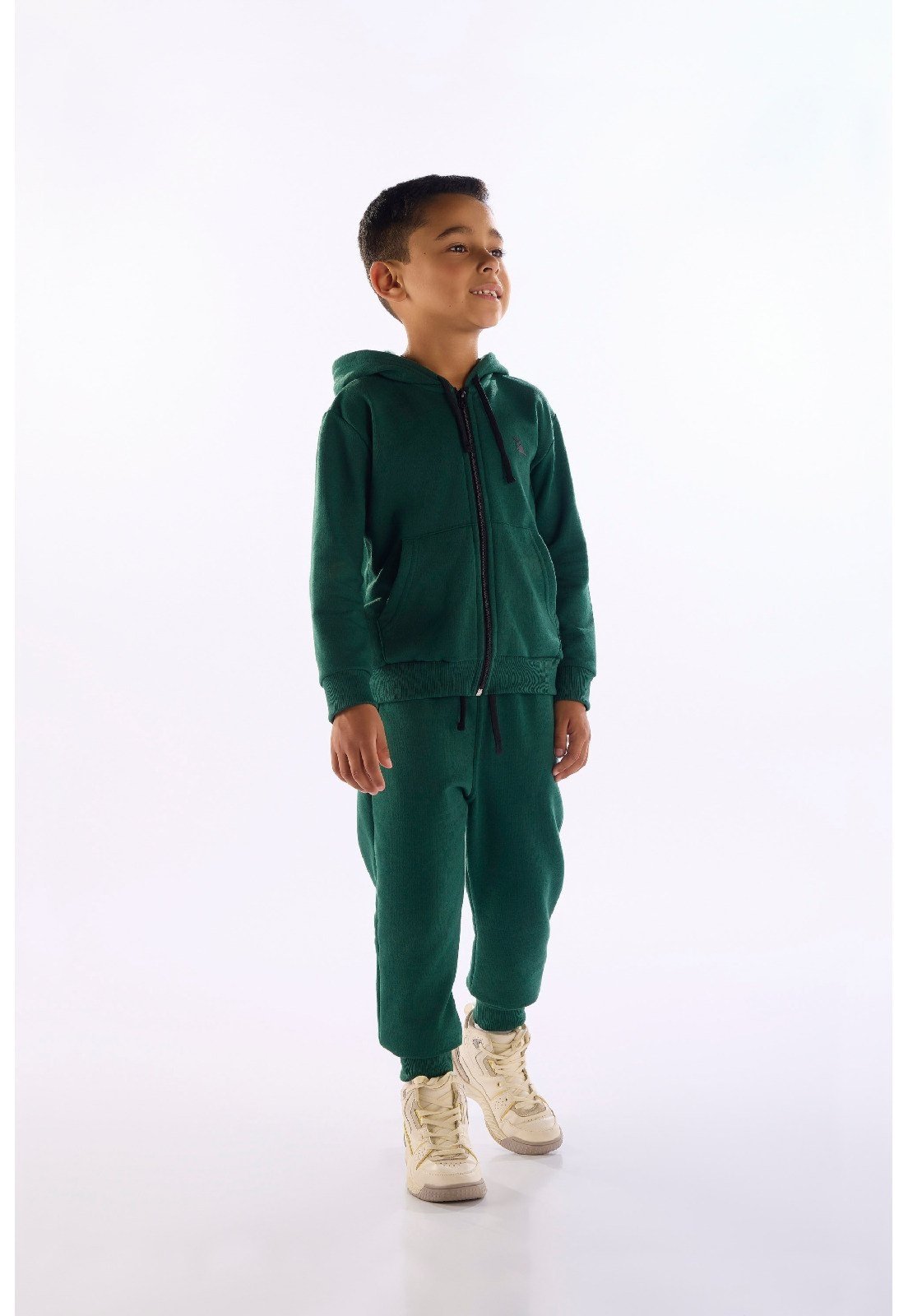 Infantil - Jaqueta para Menino com Capuz Quimby Cinza