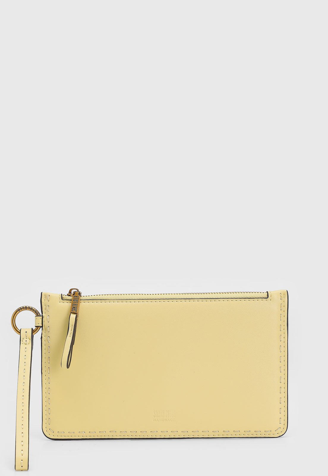 Bolsa Feminina Santa Lolla Alça de Mão Amarela