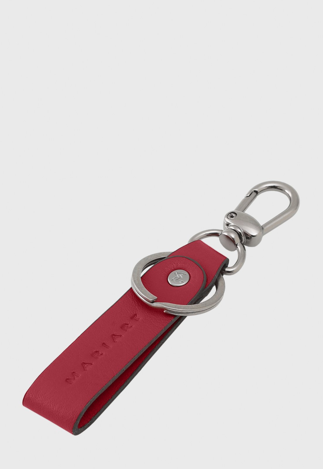 Vista 2 Chaveiro Couro Mariart Scarlet vermelho Mariart vermelho
