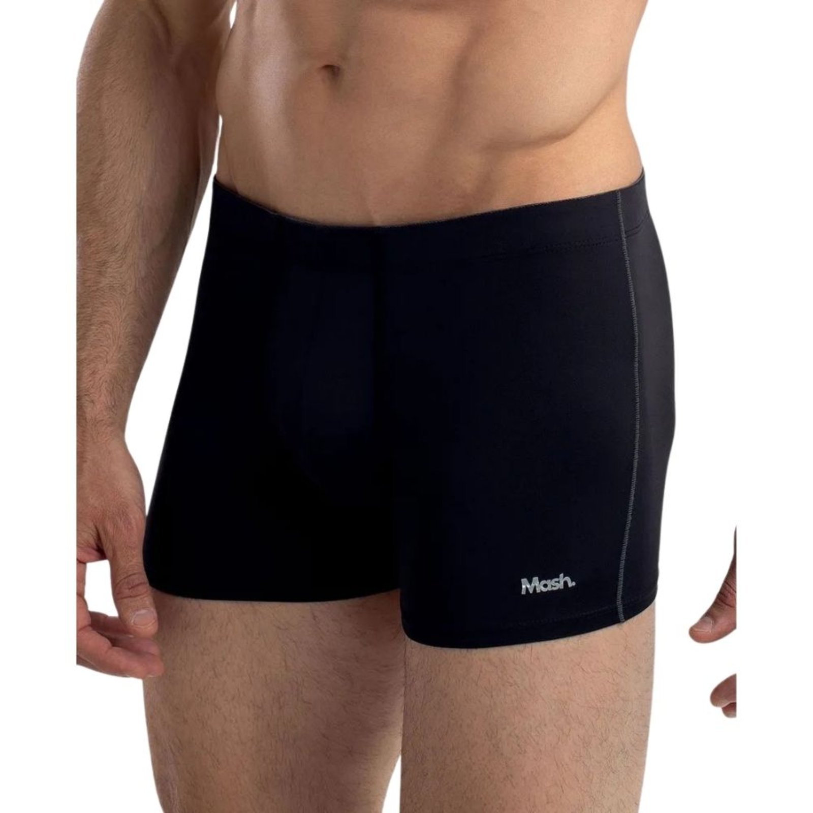 Cueca Boxer Mash 170.30 Microfibra - Preto