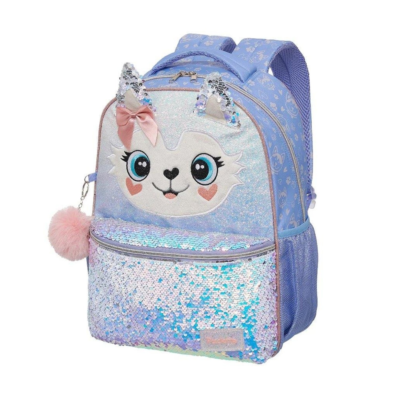 Infantil - Mochila Pacific Pack Me Husky Lantejoula Lilás