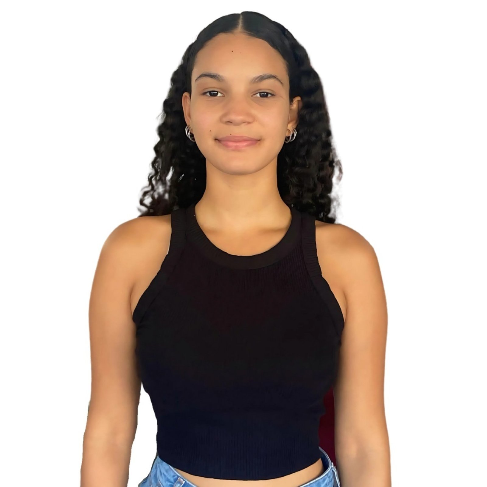 Blusa Feminina Regata Cavada Flor De Lis