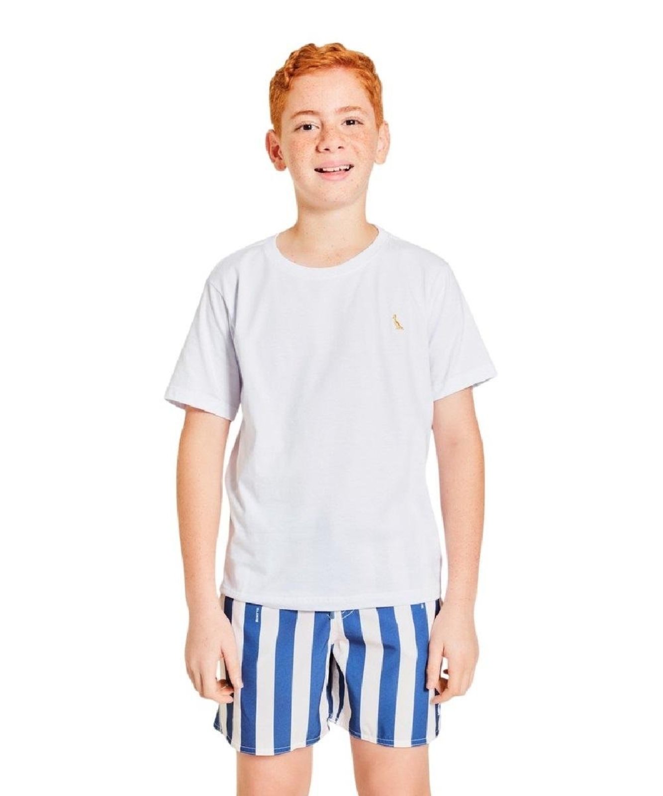 Infantil - Camiseta Manga Curta Pica Pau Dourado Reserva Mini