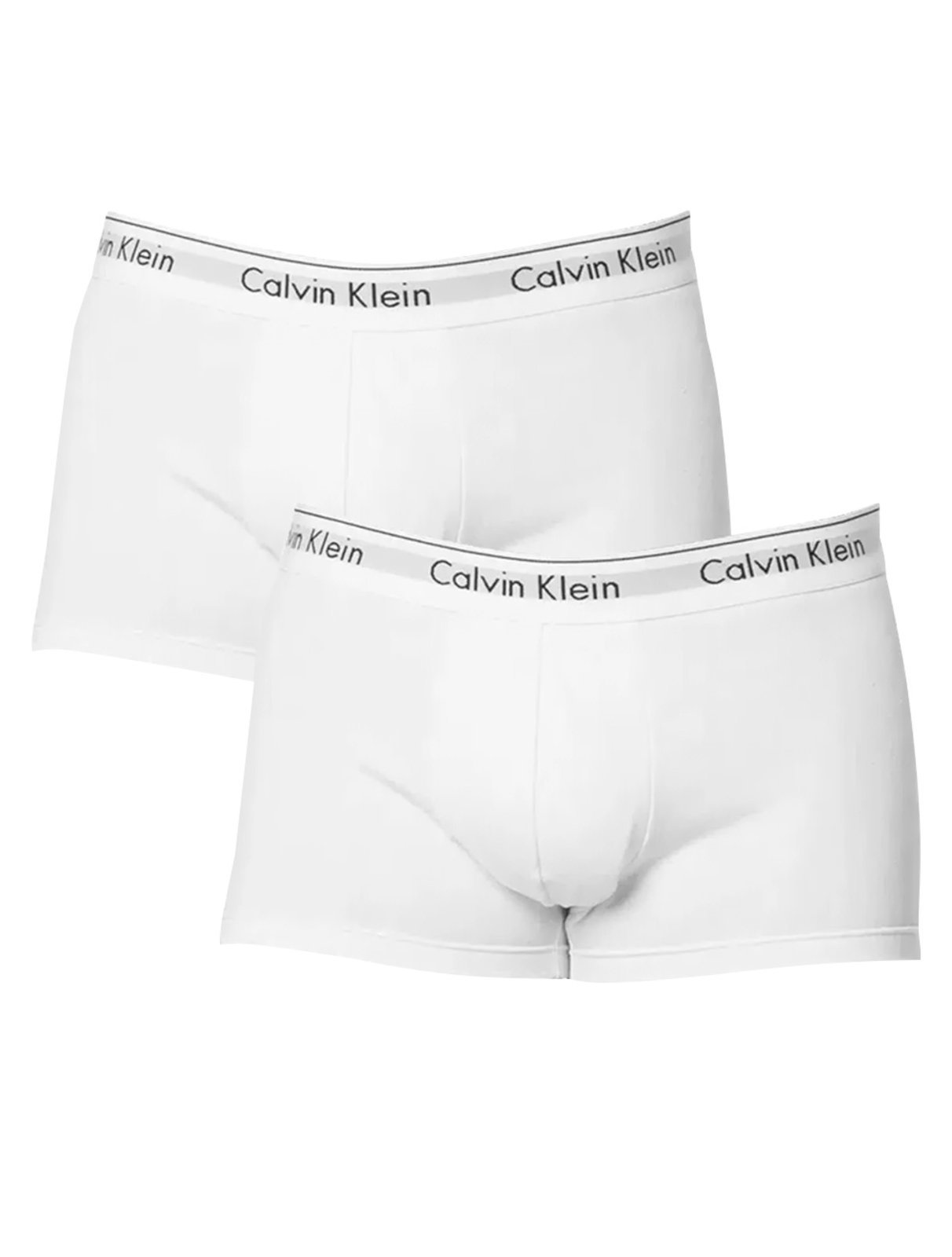 Cuecas Calvin Klein Trunk Modern Cotton Branca Pack 2UN