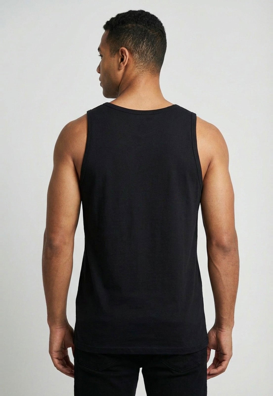 Regata Masculina Quiksilver Impaired Logo DNA Preta