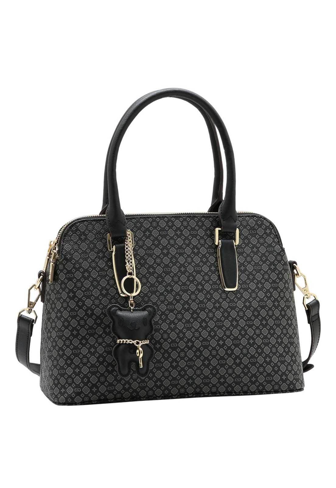 Bolsa Feminina Chenson Mão Mini Monograma 3485789 Preto