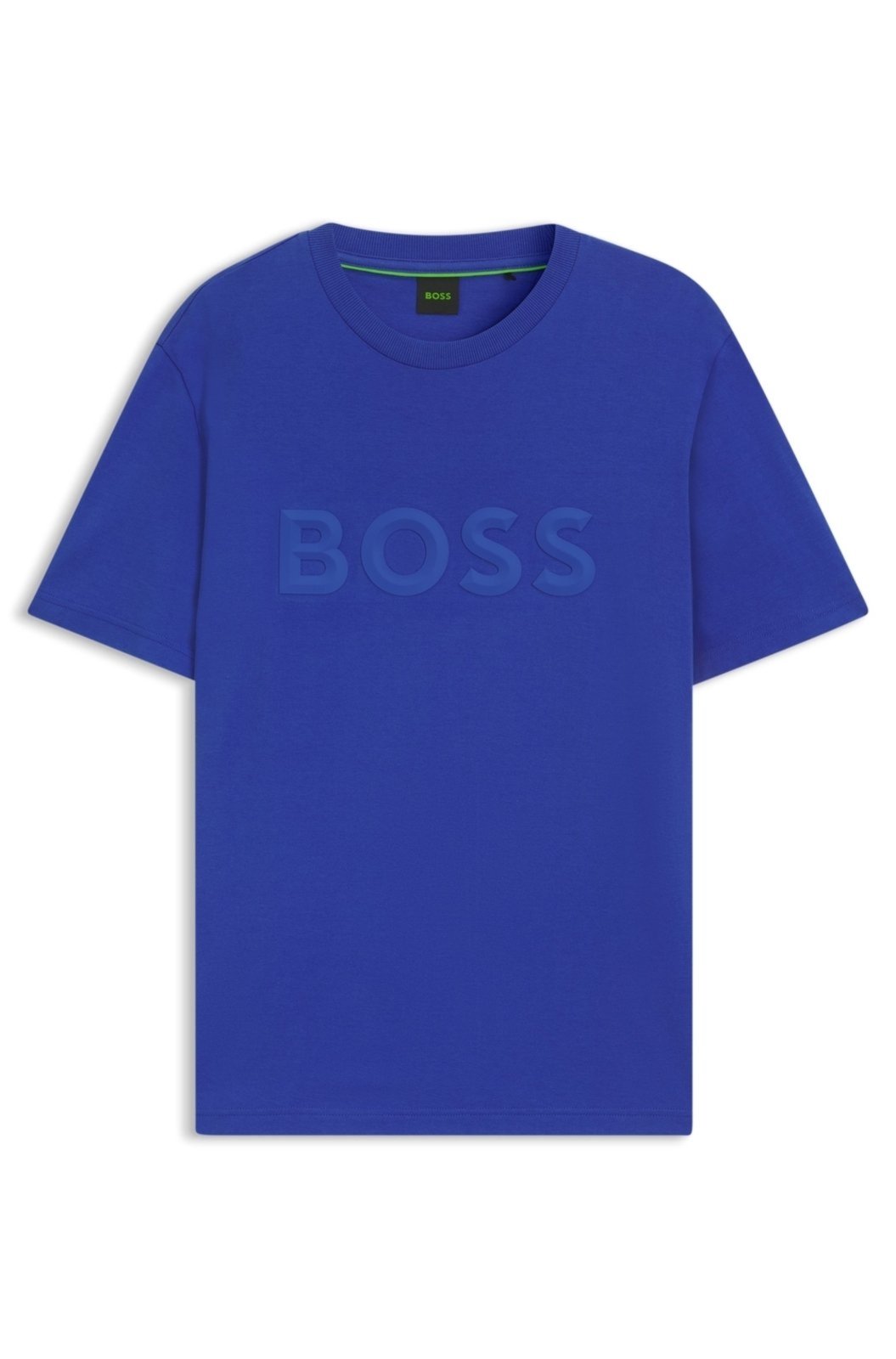 Camiseta Em Jersey De Algodão Com Logo 3D