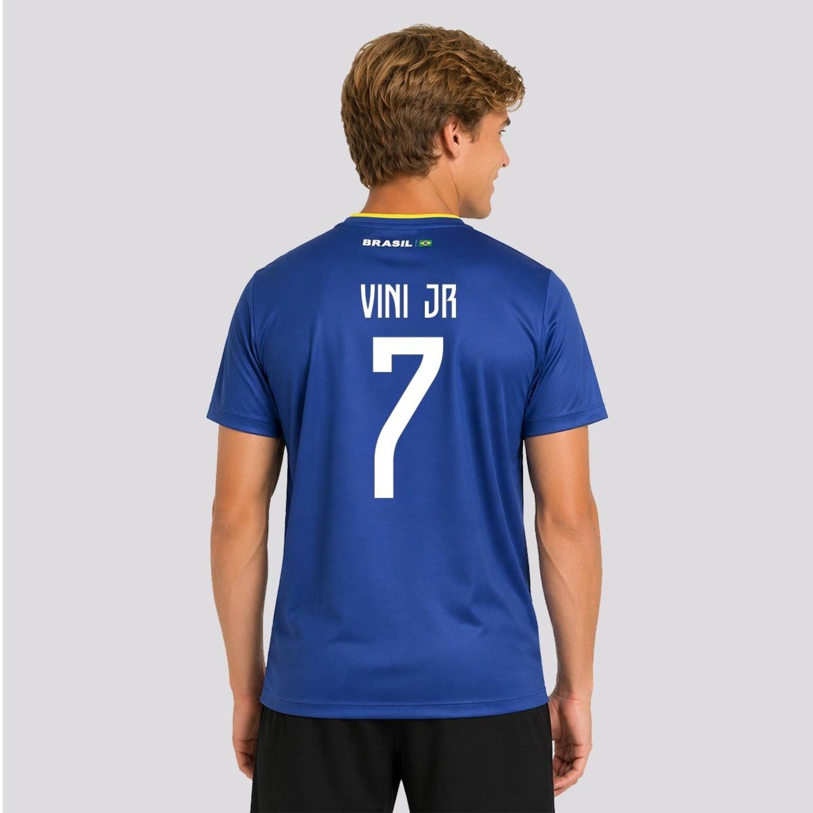 Camisa Brasil Logo Samba 7 Vini Jr