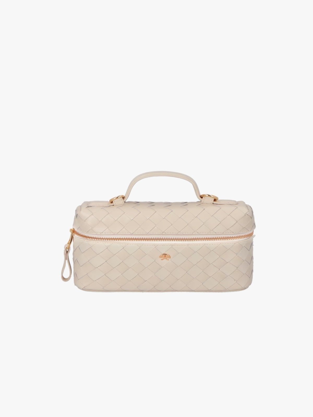 Bolsa Vanity Luiza Barcelos Couro Off White Tressê