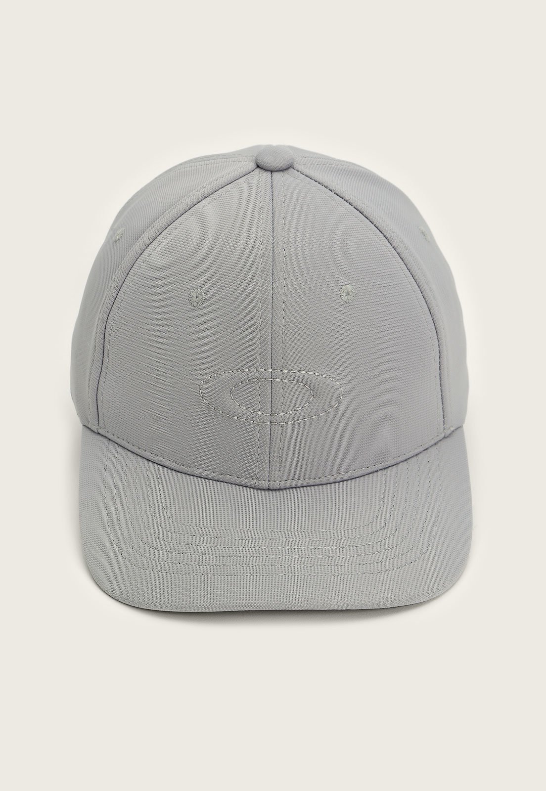 Boné Aberto Oakley Aba Curva Mod Ellipse 6 Panel Hat Cinza