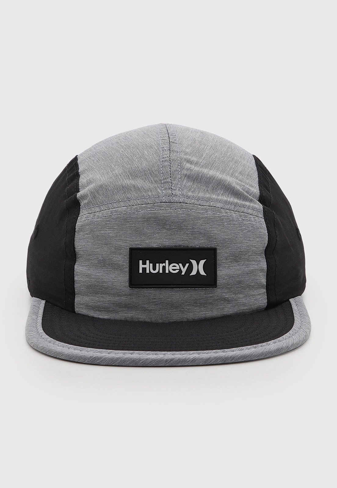 Boné Hurley Ajustável Aba Reta Preto