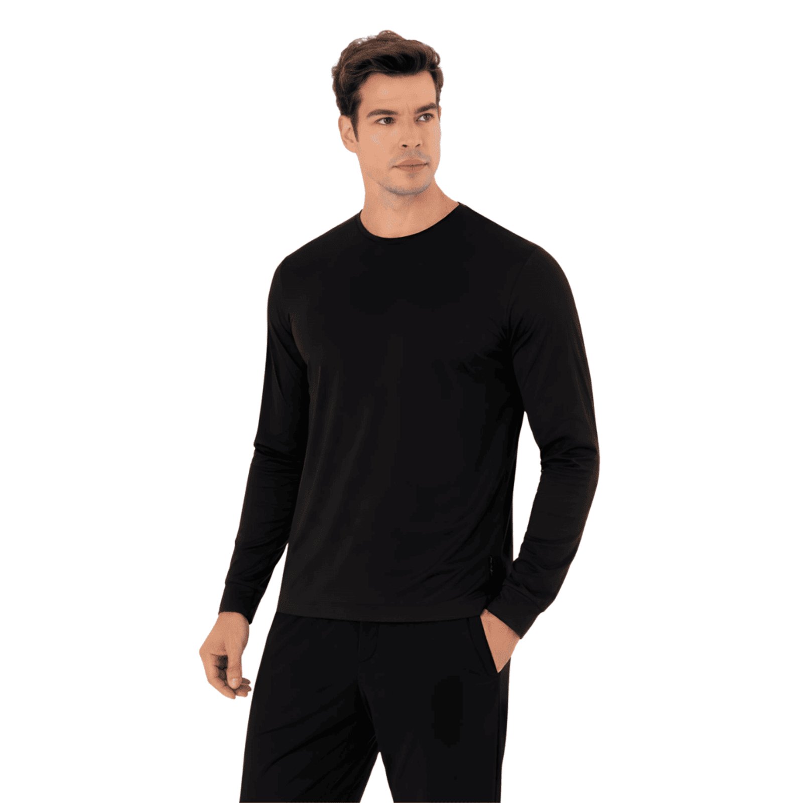Camiseta Masculina Manga Longa Com Proteção Térmica Hangar 33