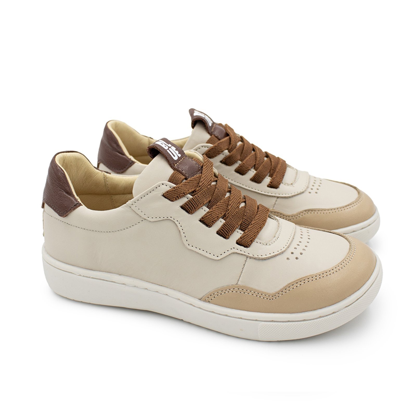 Vista 2 Infantil - Tênis Menino Blue Romulo Couro Off White Blue Infantis off-white blue Blue Infantis off-white blue